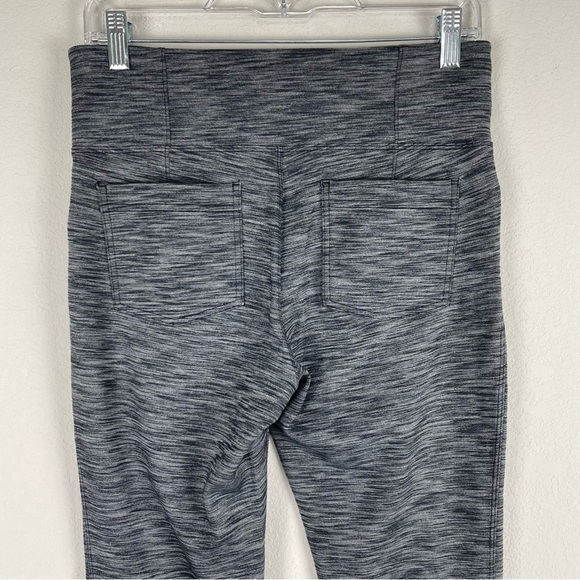 Athleta Gray Space Dye High Waist Metro Athletic Athleisure Leggings Size Medium - Picture 4 of 7